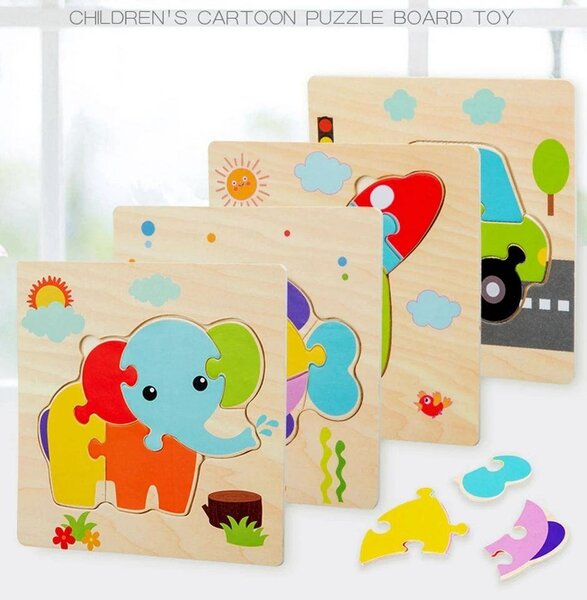 Puzzle éducatif en bois