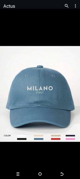 Casquette classique unisexe
