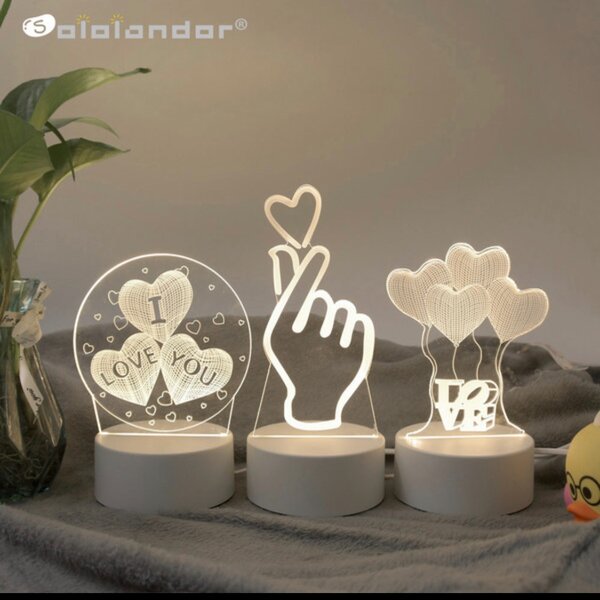 3D led light lamp