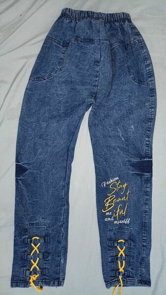 Pantalon en denim décontracté