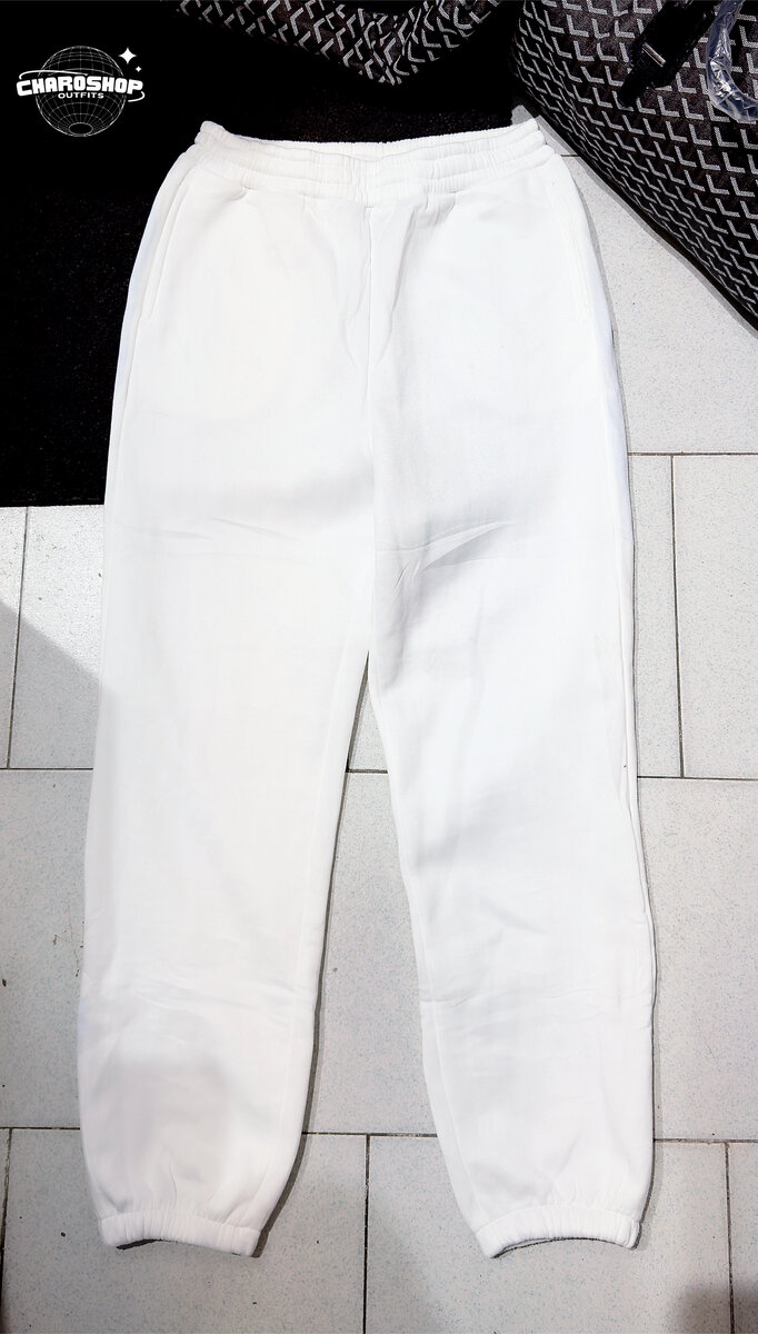 Pantalon blanc confortable
