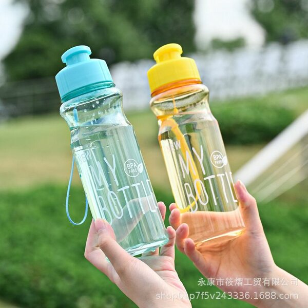 Water bottle and ceramic bowl