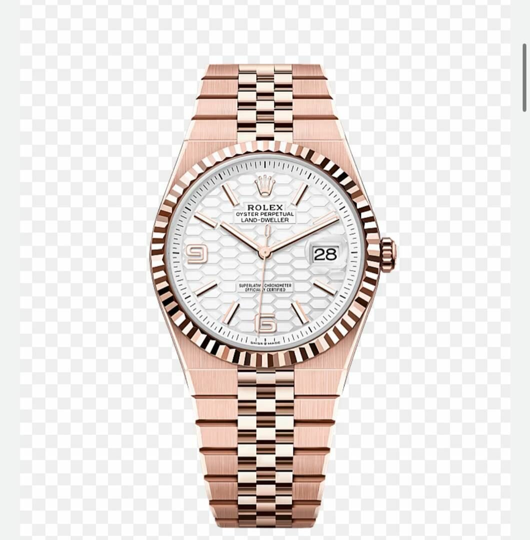 Montre homme luxe acier rose