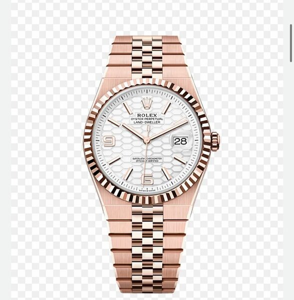 Montre homme luxe acier rose
