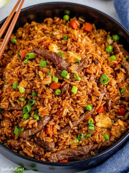 Fried rice (riz sauté légumes)
