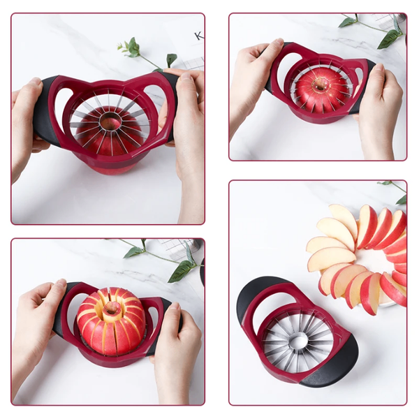 Coupe-pommes en acier inoxydable