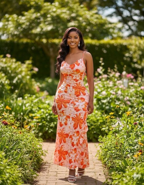 Robe Floral d'Été Élégante