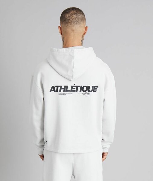 Sweat à Capuche Blanc Trendy