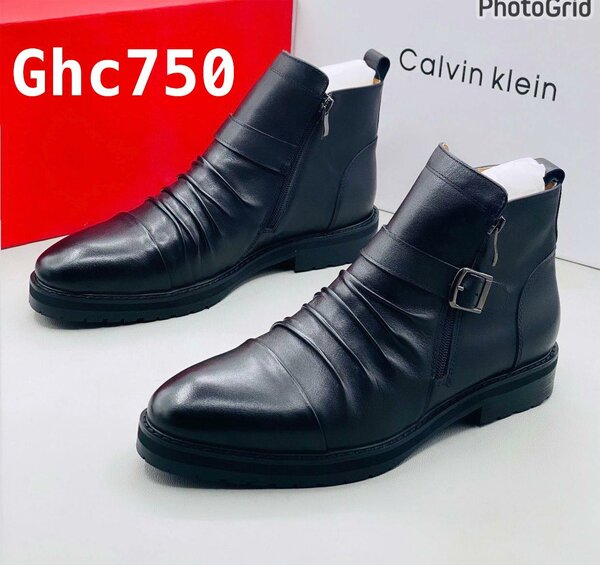 black men's boots