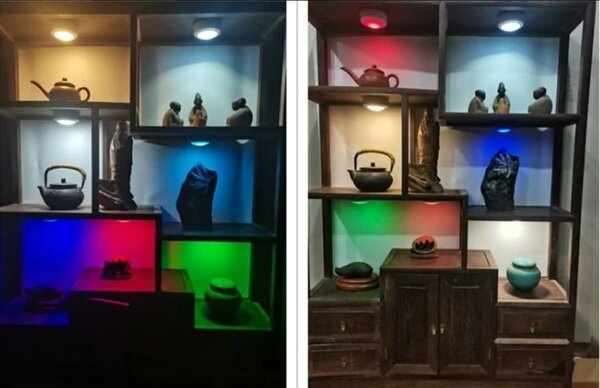 LUMIÈRES LED MULTICOLORES AVEC TÉLÉCOMMANDE
