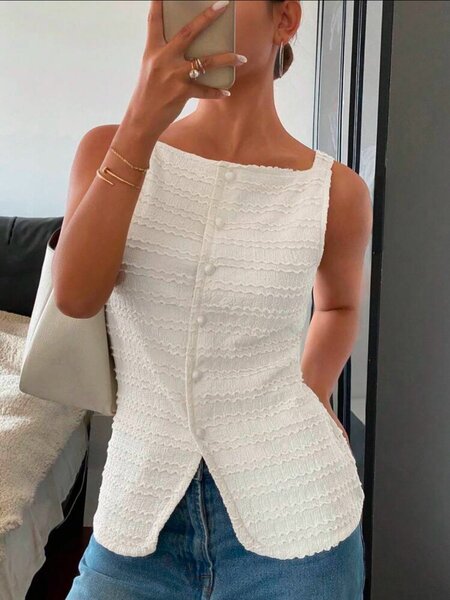 Square Collar Top