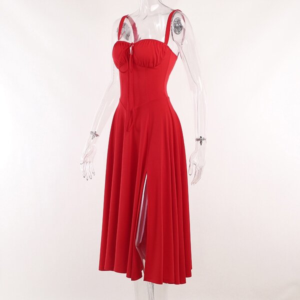 LADY IN RED DRESS