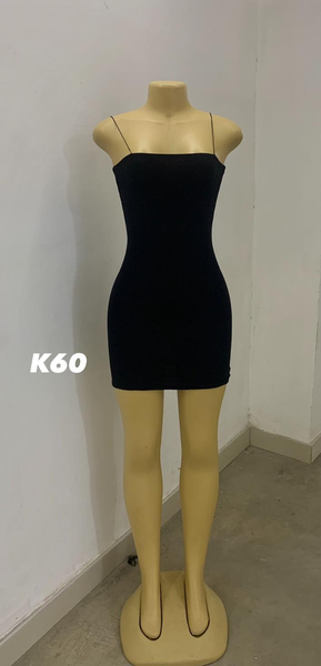 Black tight dress