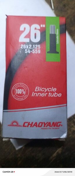 Chambre à air vélo 26 pouces
