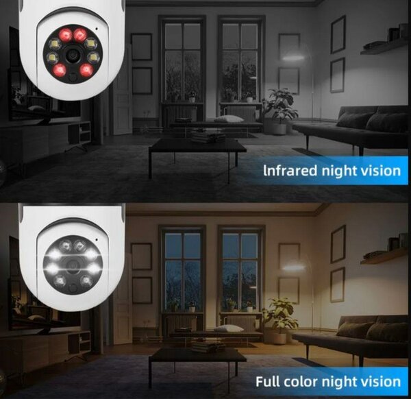 E27 360° Bulb Camera