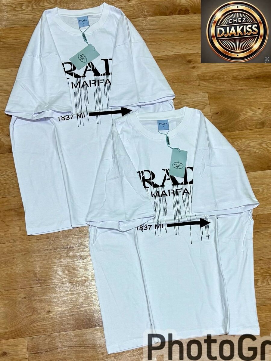 T-shirts blancs imprimés