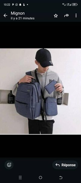 Ensemble Sac à Dos Multifonction