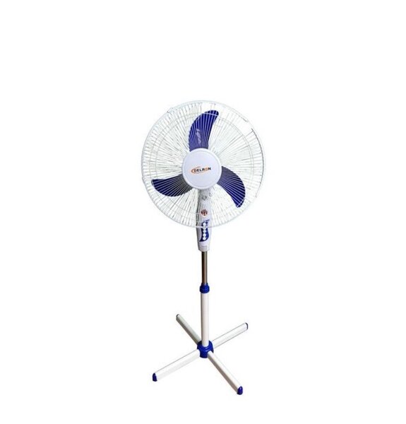 DSF-40 Standing Fan - 16" - White/Blue