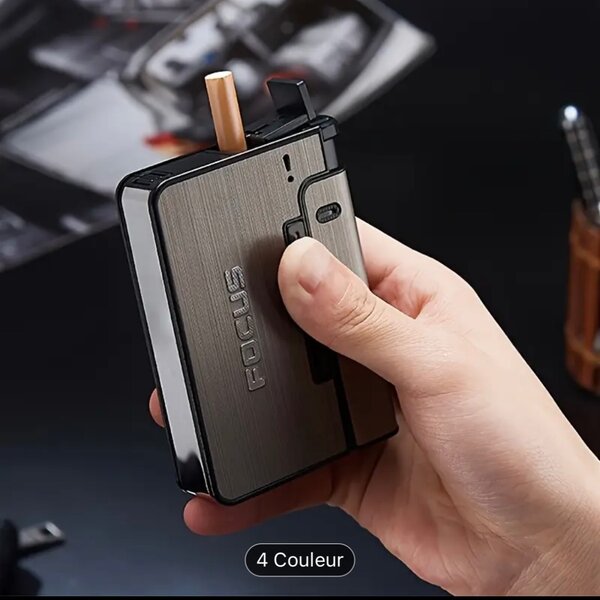 Porte cigarette et briquet