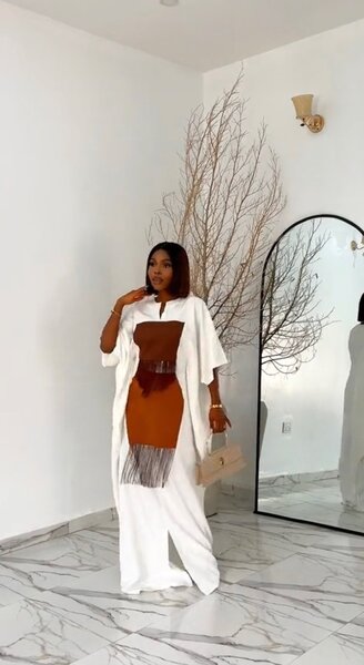 Fringed Bubu dress