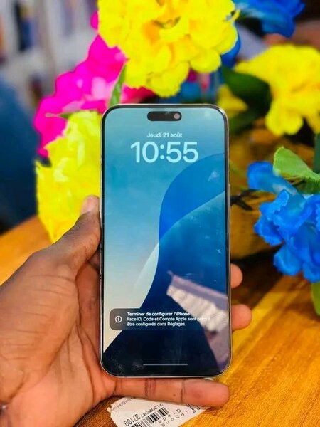 iPhone dernière génération argent
