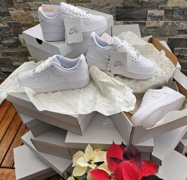 Baskets blanches Nike AF1