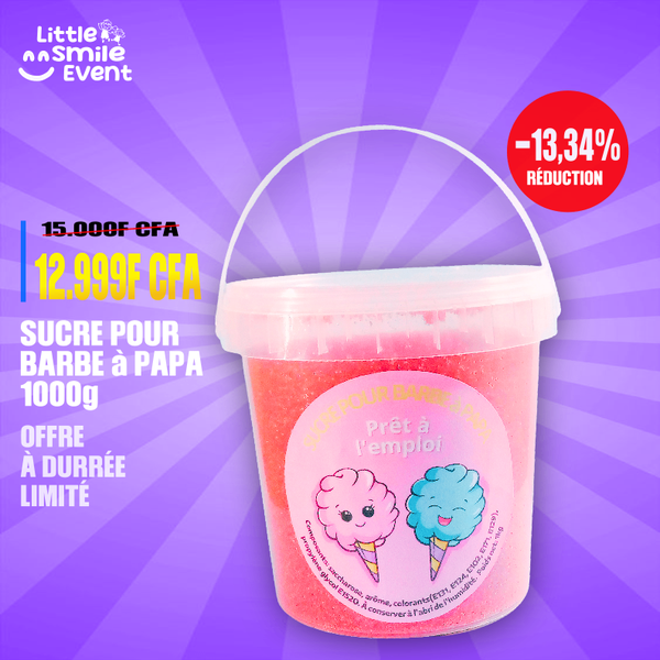 Sucre Barbe à Papa 1000g