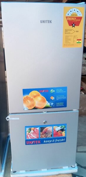 Unitek 117 litres double door fridge