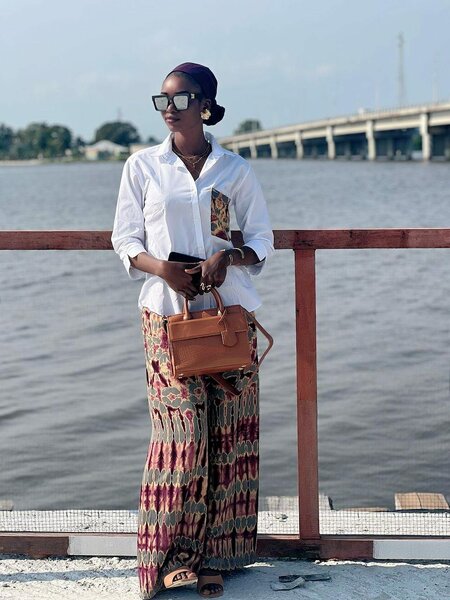 Pantalon Ankara avec chemise