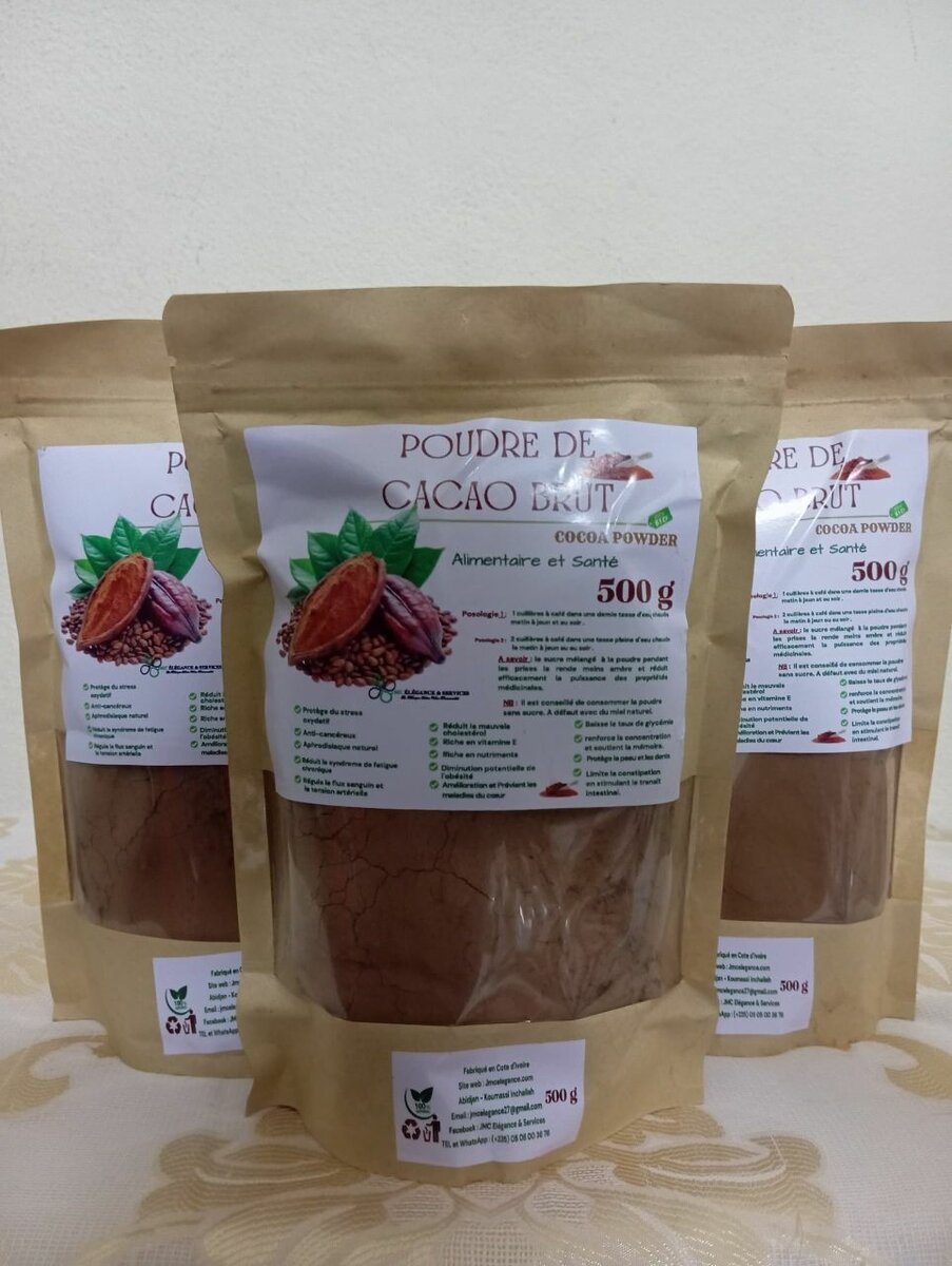 Poudre de Cacao Brut 500g