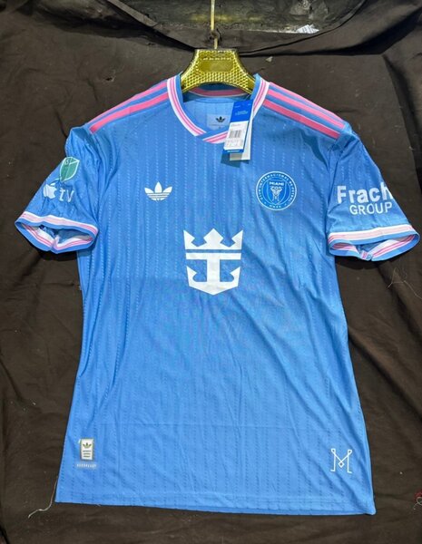 Maillot de football rétro bleu