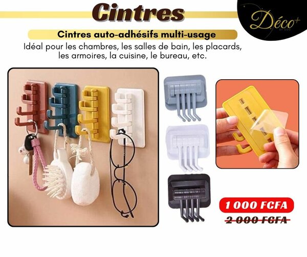Cintre auto-adhésif