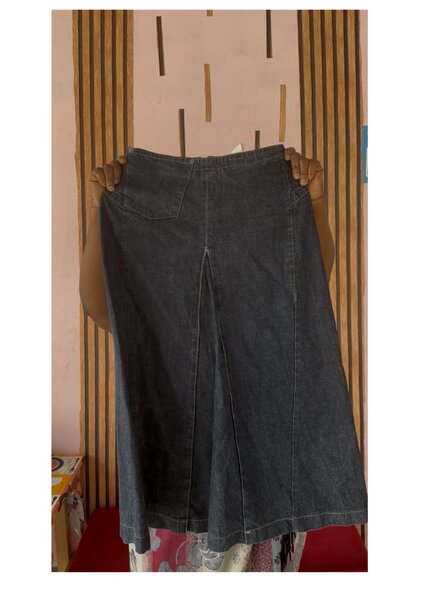 Jupe jean volante