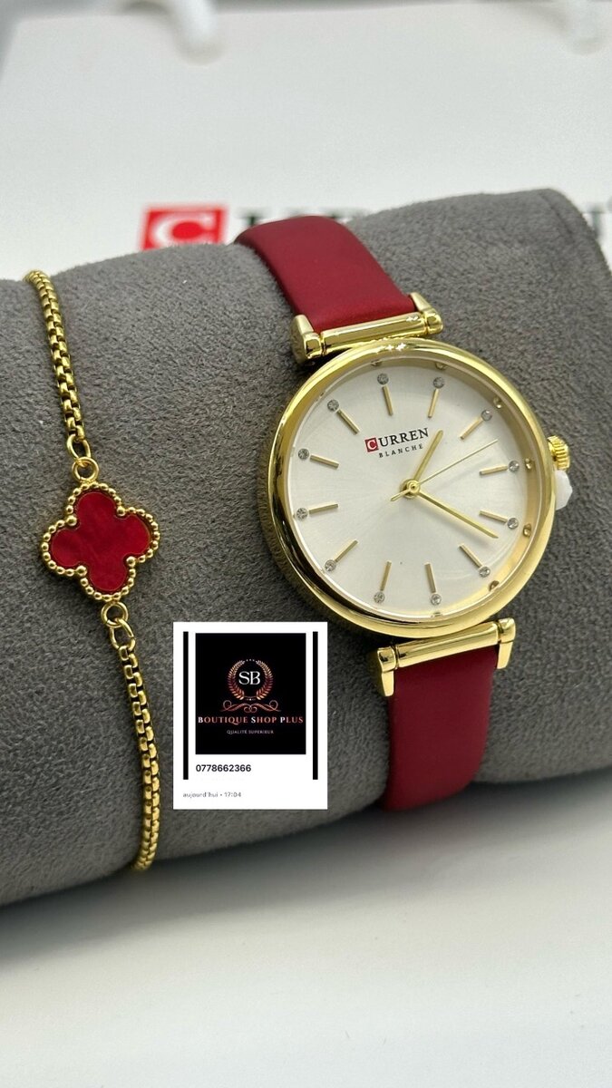 Montre Curen authentique avec