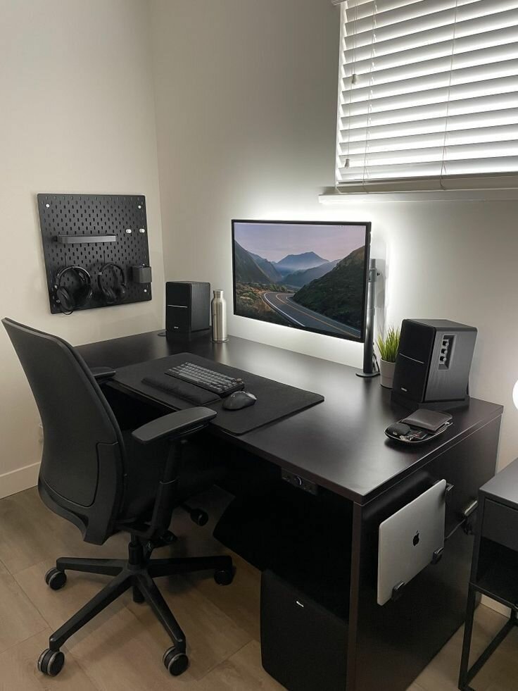 Office table and chairs