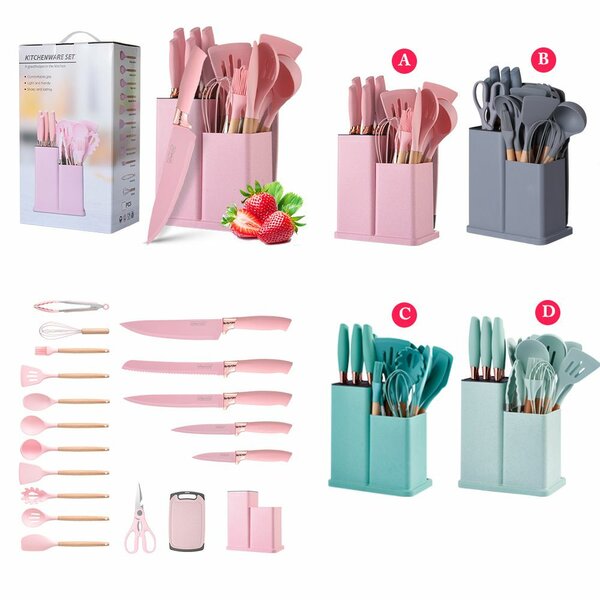 Silicon ladles and knife set