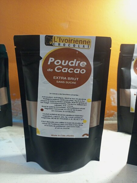 Poudre de cacao brut 200g