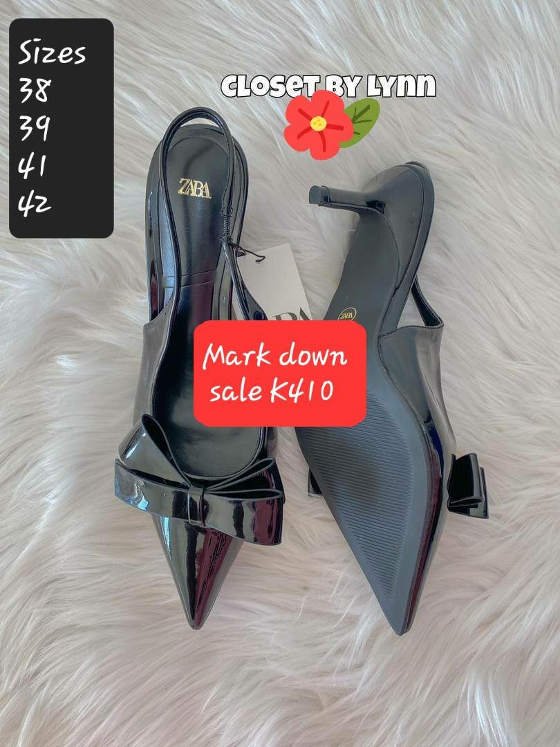 black sandals