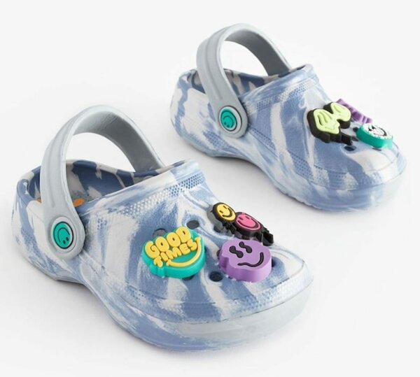 Grey Marble Clogs