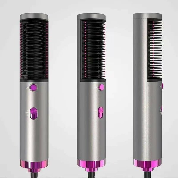 Peigne soufflant pour cheveux rides , appareil de coiffure