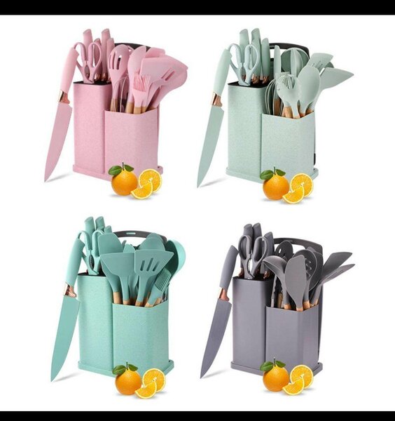 Silicone Ladles 19 pieces