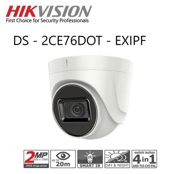 Caméra de Sécurité Hikvision 2MP
