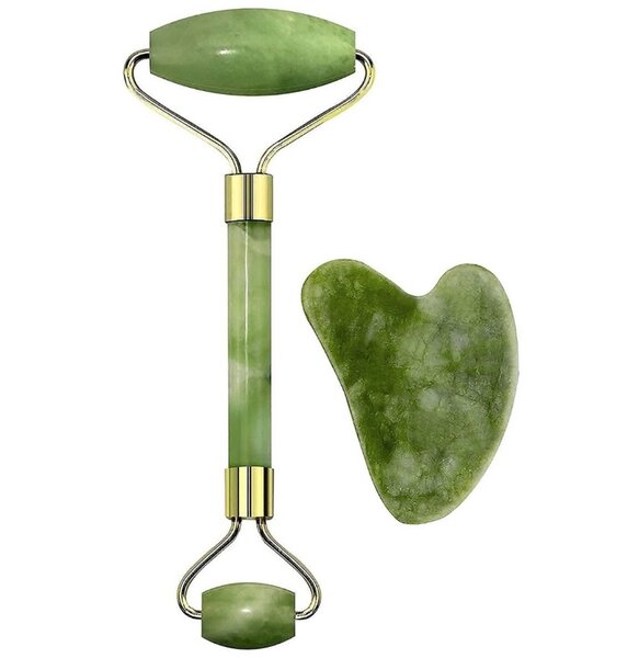 Rouleau et Gua Sha en Jade