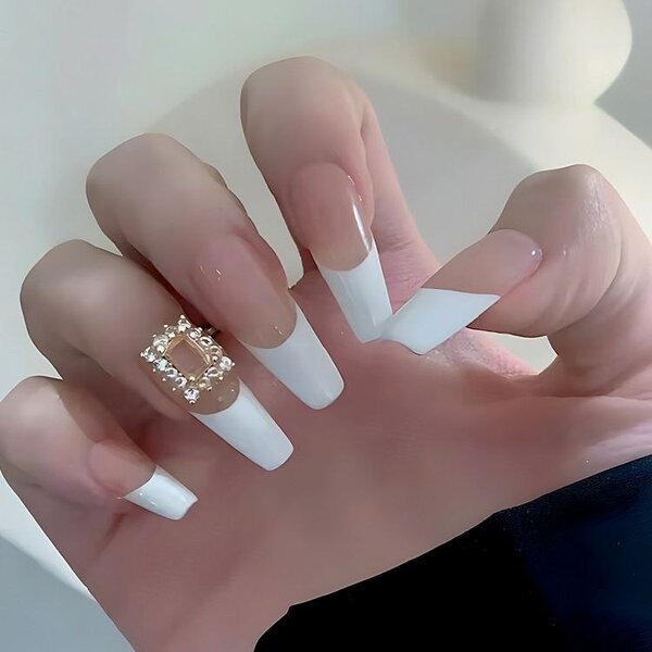 Ongles faux élégants 24 pièces