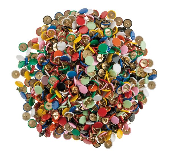 Punaises multicolores 400 pcs