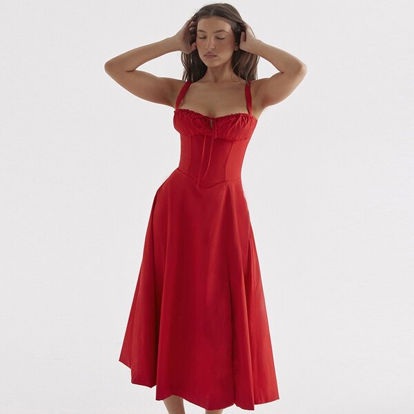LADY IN RED DRESS
