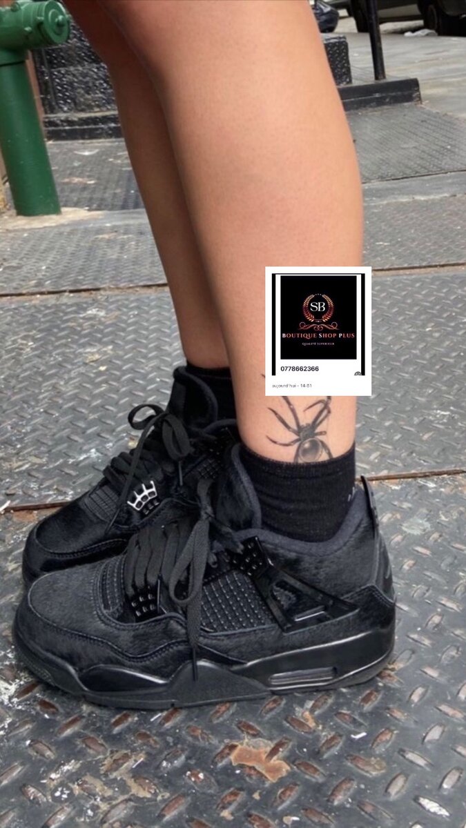 Basket Jordan 4 authentique avec sa boîte