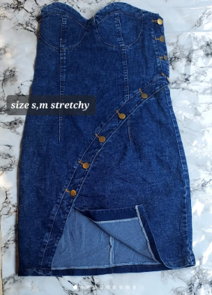 Denim dress