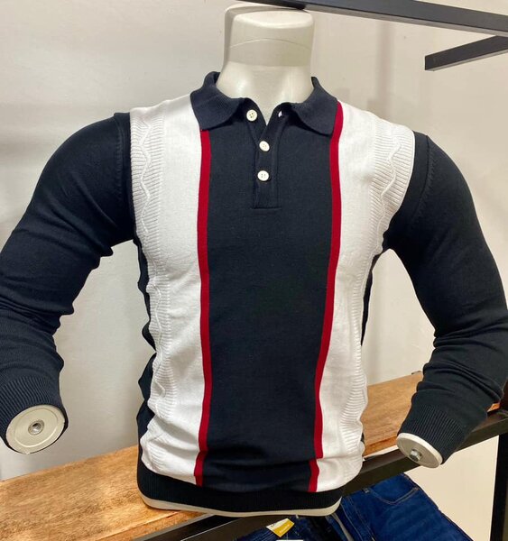 men's black sweater