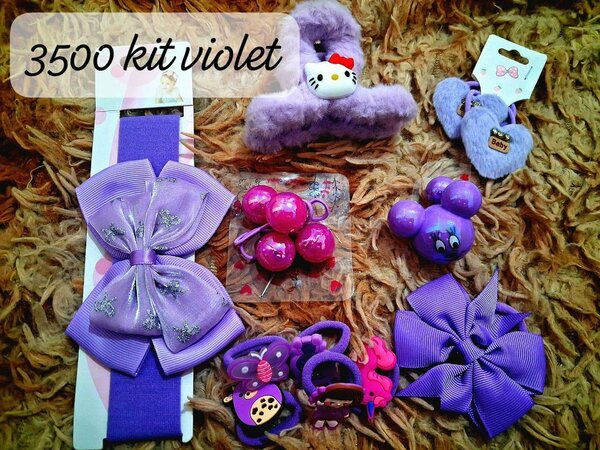 Kit d'accessoires violets